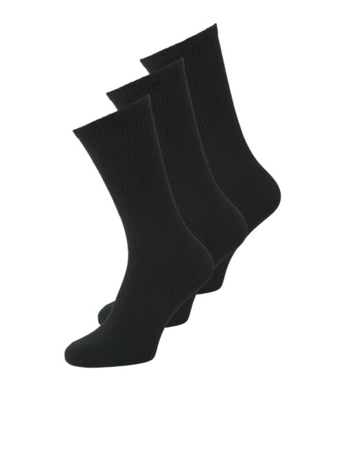 JACCHARLES TENNIS SOCK 3 PACK NOOS Black