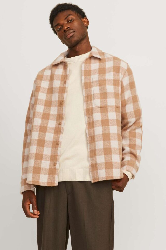 JJZAC HEAVY BRUSHED OVERSHIRT LS
