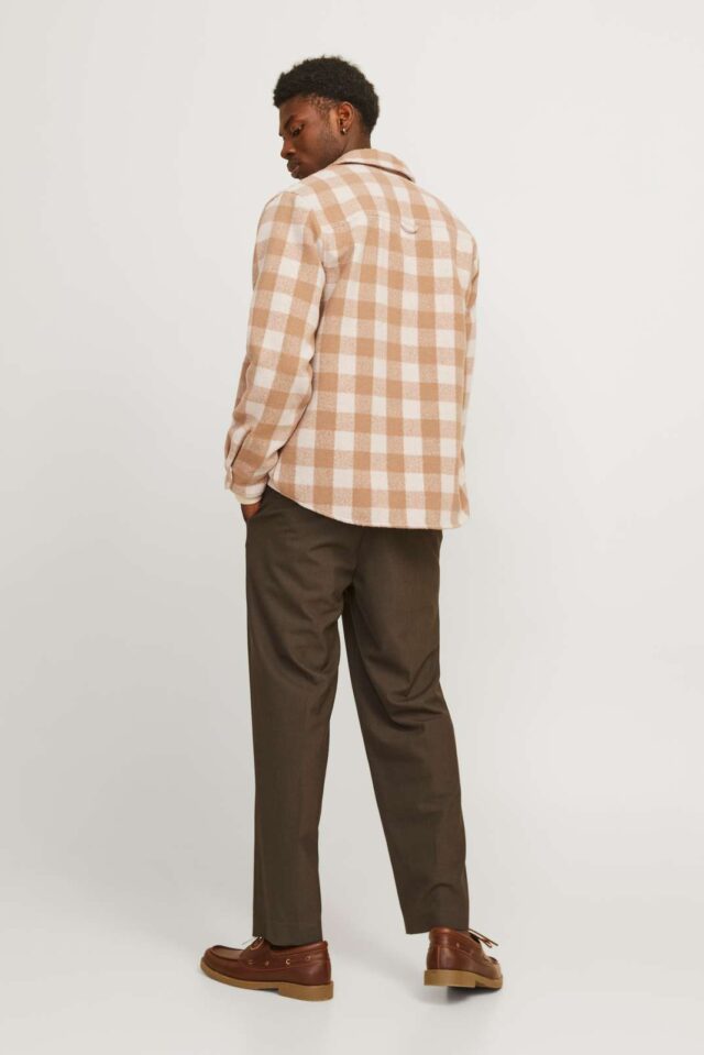 JJZAC HEAVY BRUSHED OVERSHIRT LS