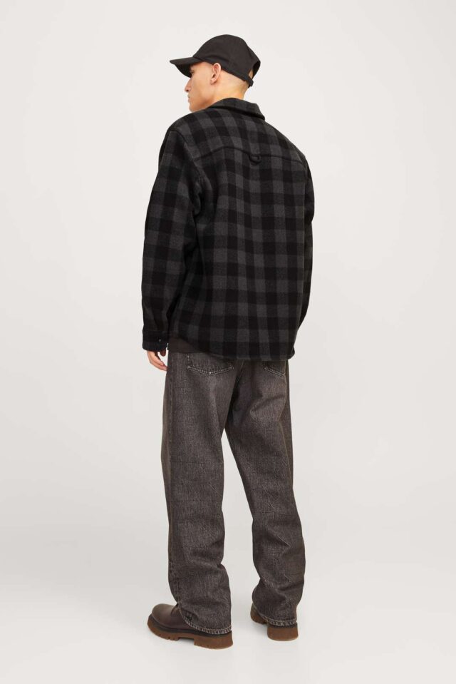 JJZAC HEAVY BRUSHED OVERSHIRT LS