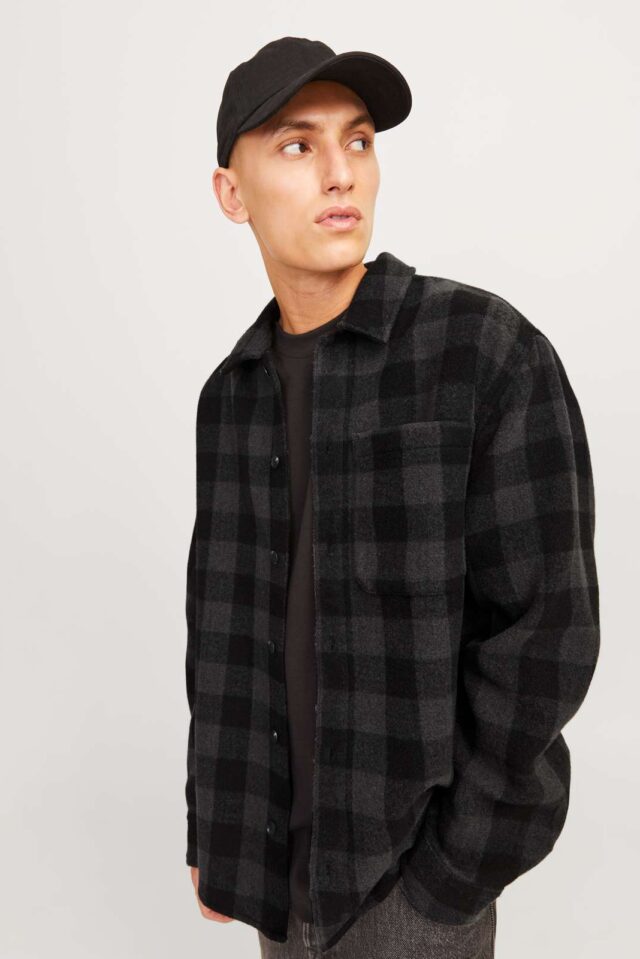 JJZAC HEAVY BRUSHED OVERSHIRT LS