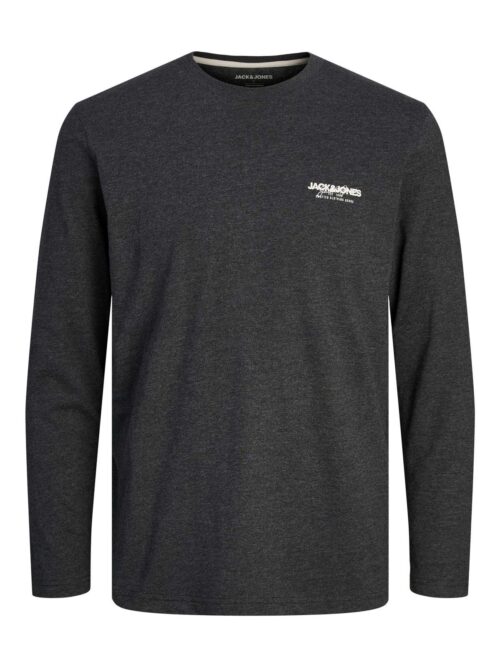 JJALVIS TEE LS CREW NECK Black