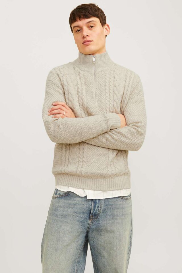 JJCRAIG KNIT HALF ZIP