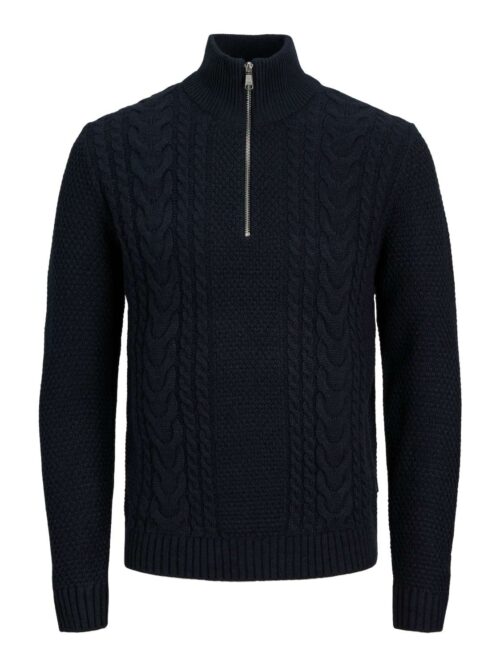 JJCRAIG KNIT HALF ZIP Sky Captain