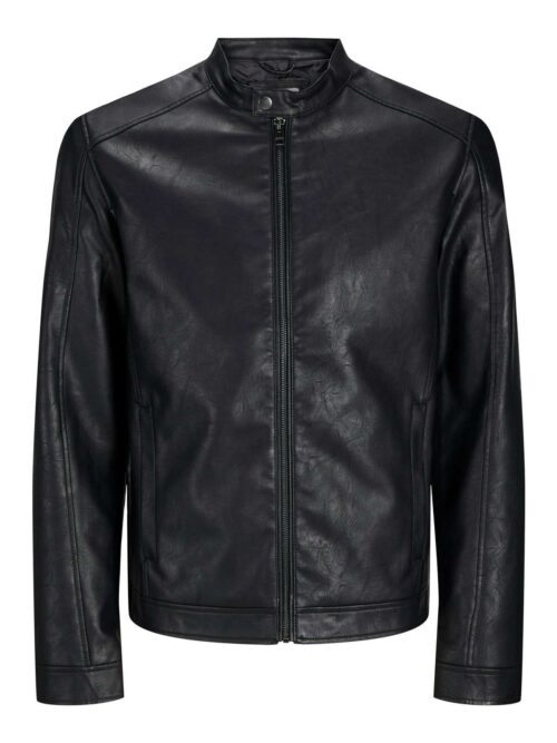 JJEDYLAN CLEAN PU JACKET NOOS Black