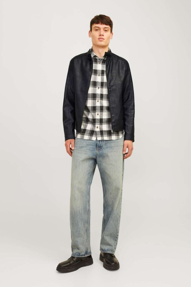 JJEDYLAN CLEAN PU JACKET NOOS