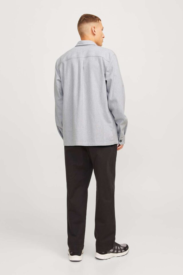 JPRRAYMOND MELANGE SOLID LS OVERSHIRT SN