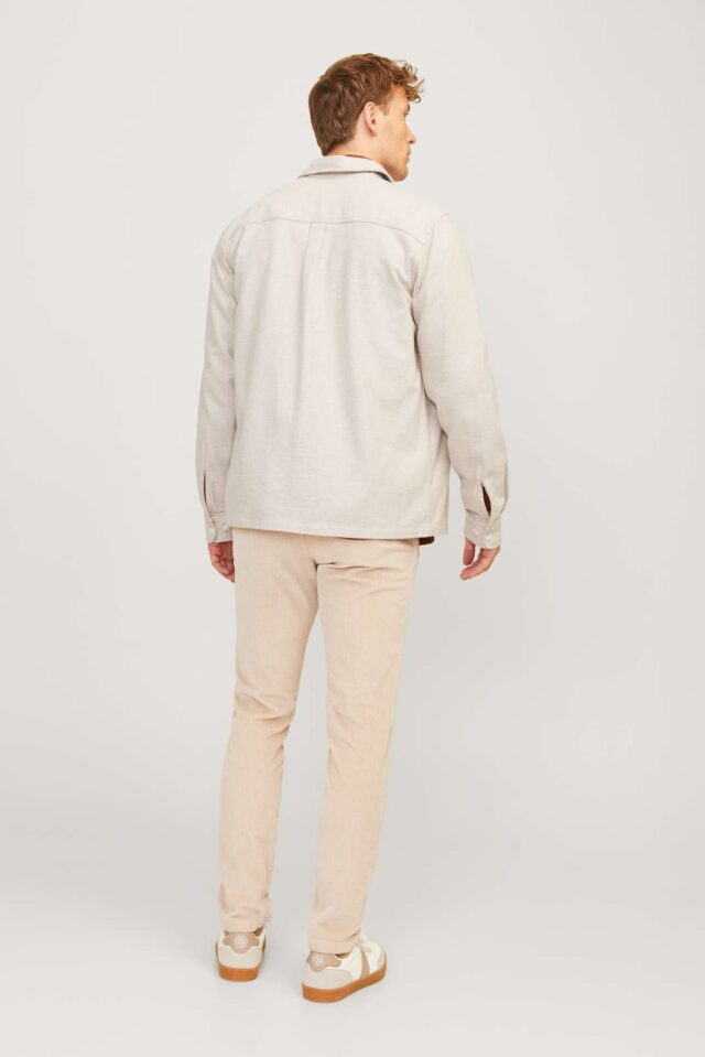 JPRRAYMOND MELANGE SOLID LS OVERSHIRT SN