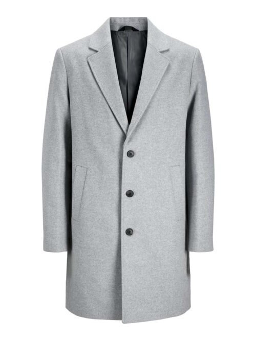 JJEHARRISON WOOL COAT SN Light Grey Melange