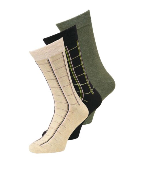 JACARTHUR SOCKS 3 PACK SN Pure Cashmere