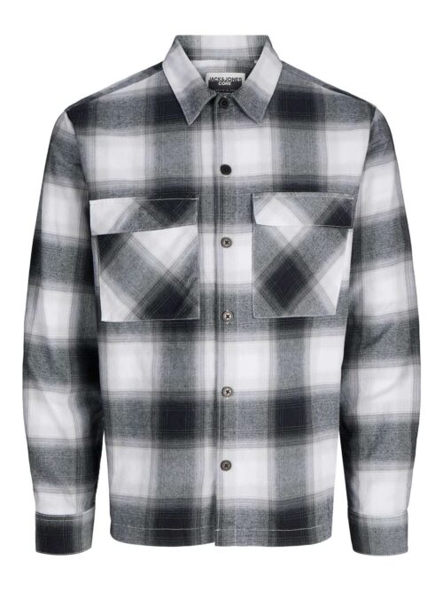 JCOCHARLIE CHECK OVERSHIRT LS BF Black