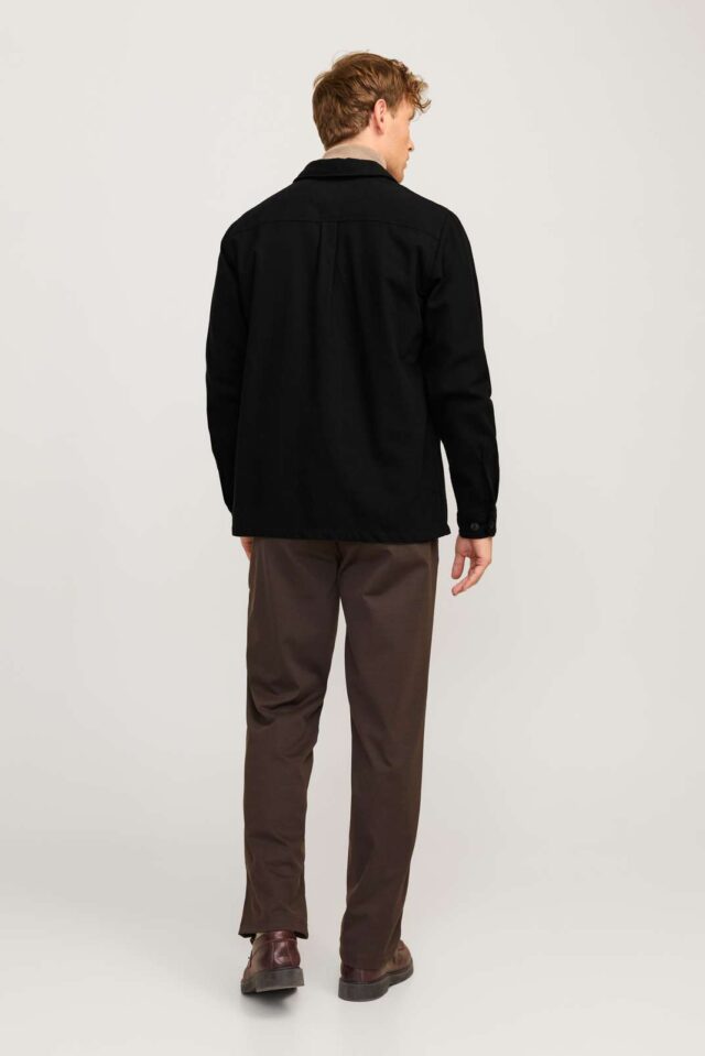 JPRRAYMOND MELANGE SOLID LS OVERSHIRT SN