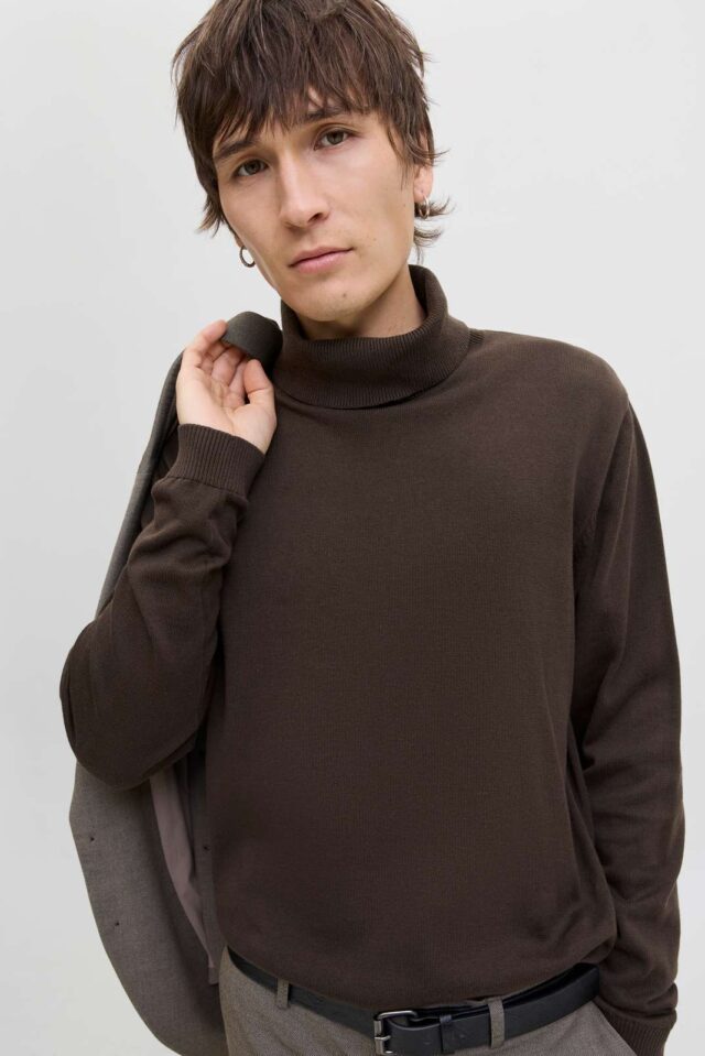 JJEBASIC KNIT ROLL NECK NOOS
