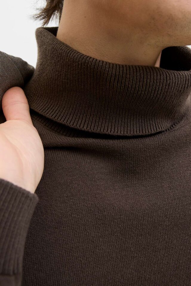 JJEBASIC KNIT ROLL NECK NOOS