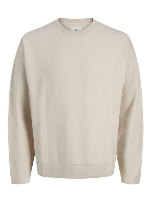 JPRBLABRADFORT KNIT CREW NECK Silver Lining