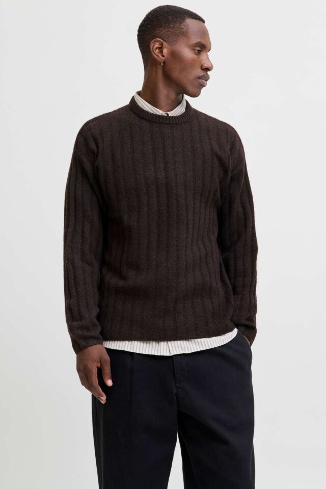 JJEBRADLEY CARTER KNIT CREW NECK LN