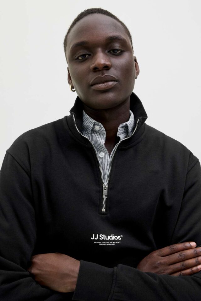 JJESOHO SWEAT QUARTER ZIP HN NOOS