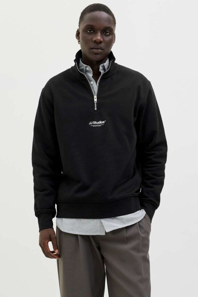 JJESOHO SWEAT QUARTER ZIP HN NOOS