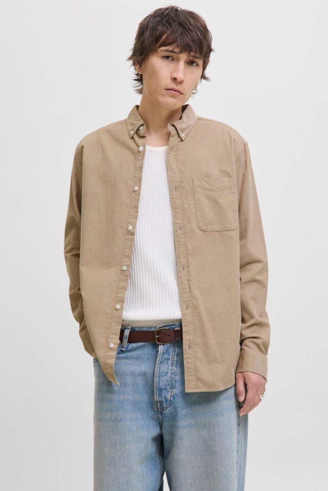 JJECLASSIC CORD SHIRT L/S SN