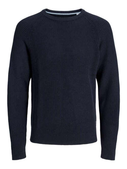 JJPANNEL KNIT CREW NECK AW25 Sky Captain