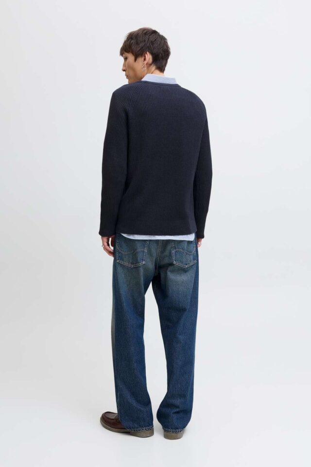 JJPANNEL KNIT CREW NECK AW25