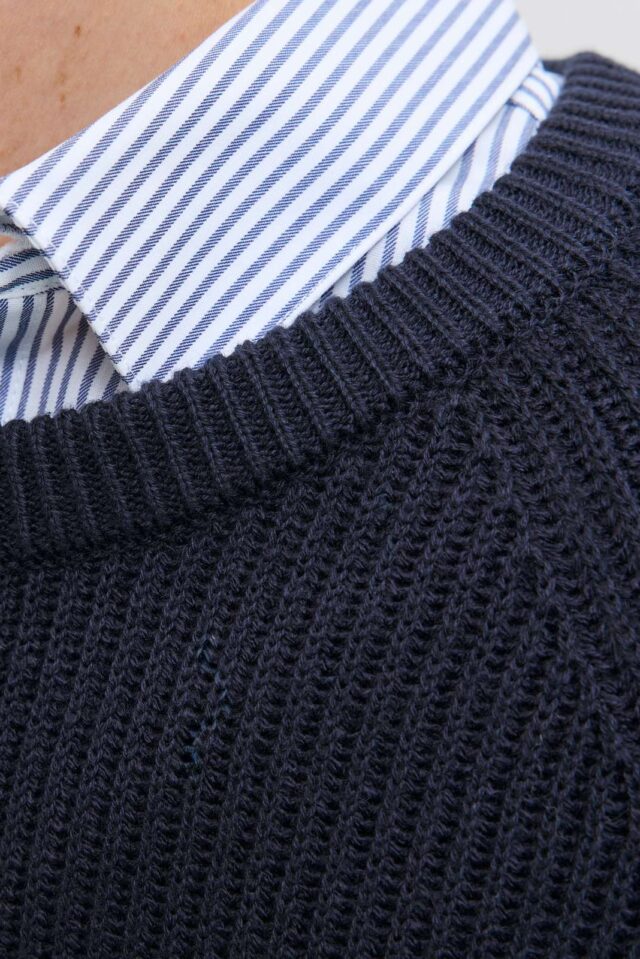 JJPANNEL KNIT CREW NECK AW25