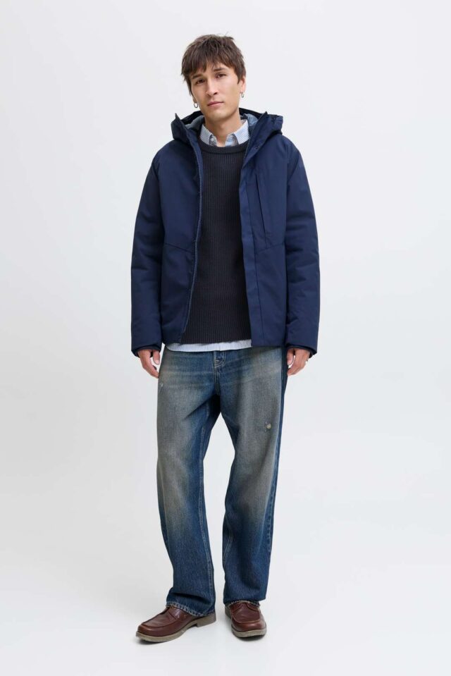 JJPANNEL KNIT CREW NECK AW25