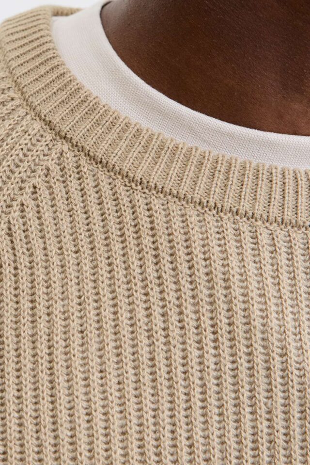 JJPANNEL KNIT CREW NECK AW25
