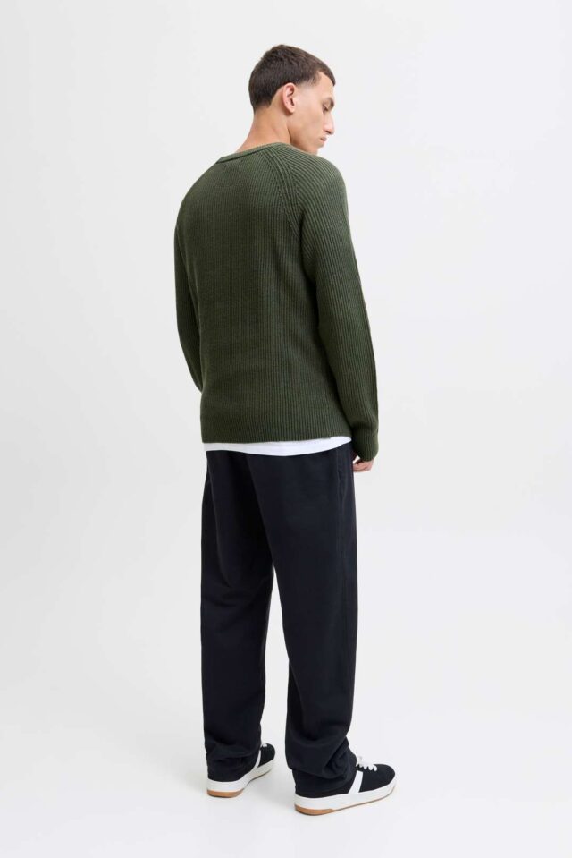 JJPANNEL KNIT CREW NECK AW25