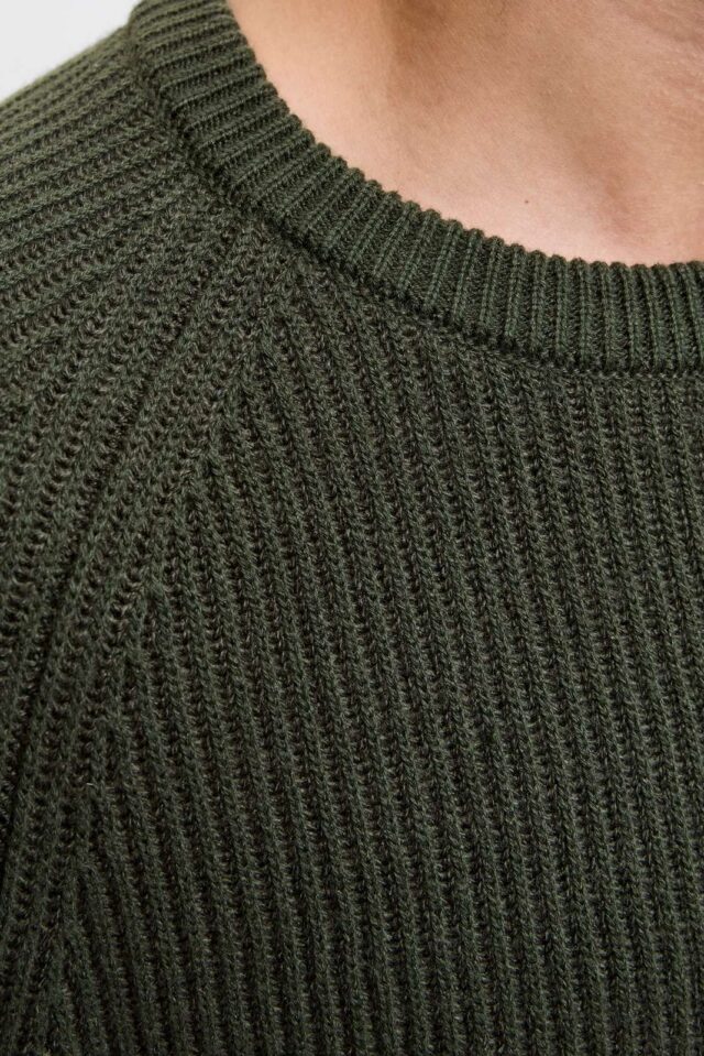 JJPANNEL KNIT CREW NECK AW25