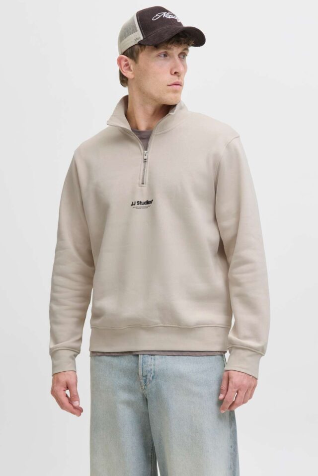 JJESOHO SWEAT QUARTER ZIP HN NOOS