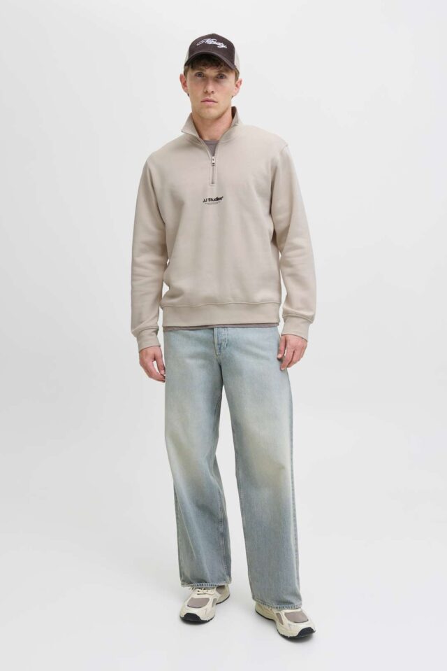 JJESOHO SWEAT QUARTER ZIP HN NOOS