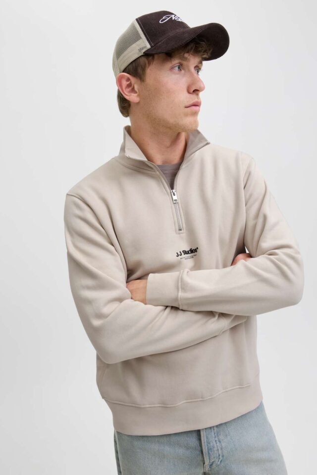 JJESOHO SWEAT QUARTER ZIP HN NOOS