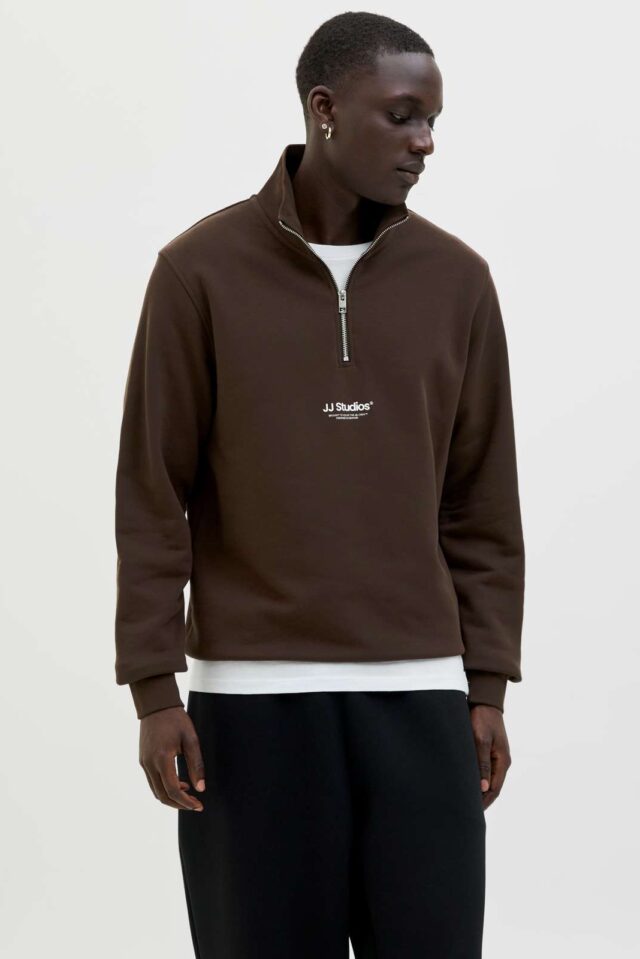 JJESOHO SWEAT QUARTER ZIP HN NOOS