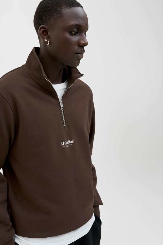 JJESOHO SWEAT QUARTER ZIP HN NOOS