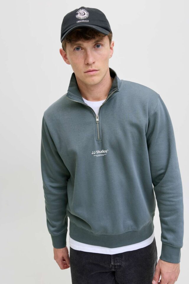 JJESOHO SWEAT QUARTER ZIP HN NOOS
