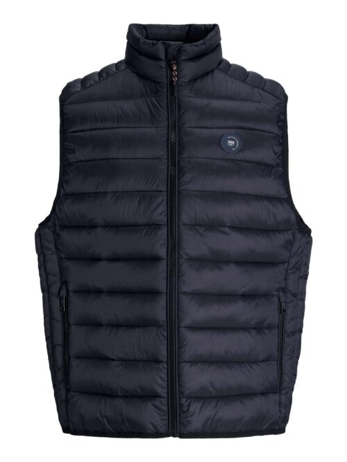 JJEBRADLEY LIGHT BODYWARMER COLLAR NOOS Black