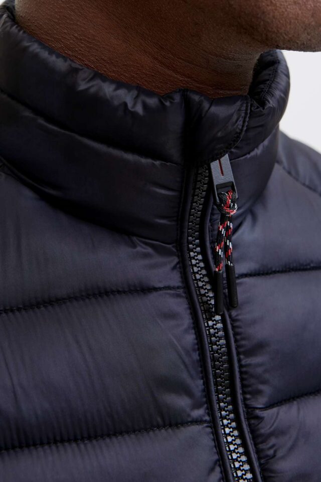 JJEBRADLEY LIGHT BODYWARMER COLLAR NOOS