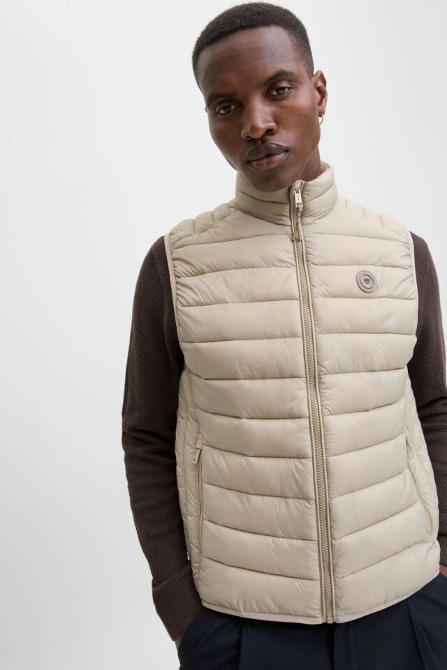 JJEBRADLEY LIGHT BODYWARMER COLLAR NOOS