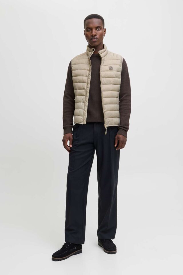 JJEBRADLEY LIGHT BODYWARMER COLLAR NOOS