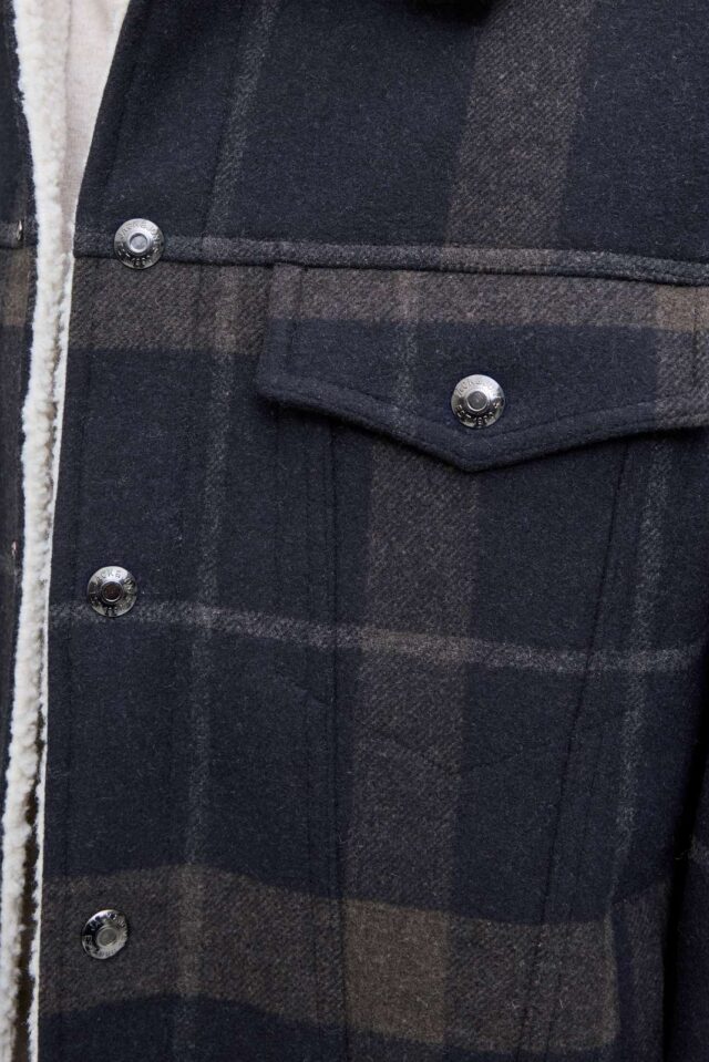 JPRBLUTEXAS WOOL BLEND TRUCKER JACKET SN