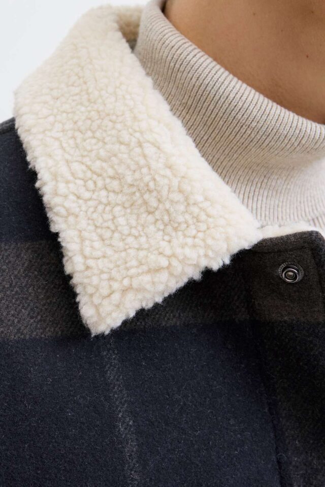 JPRBLUTEXAS WOOL BLEND TRUCKER JACKET SN