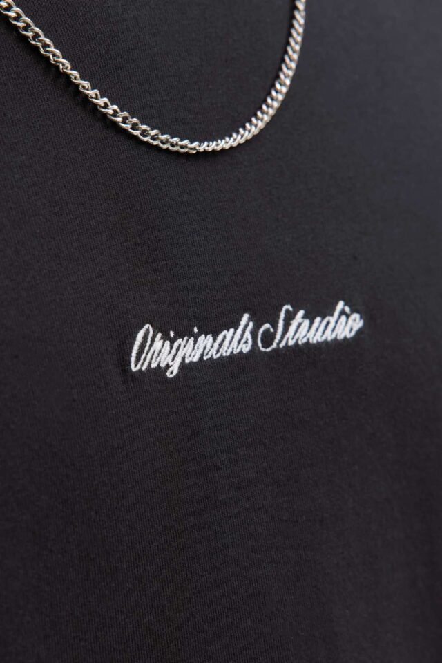 JORNORREBRO EMB TEE LS CREW NECK