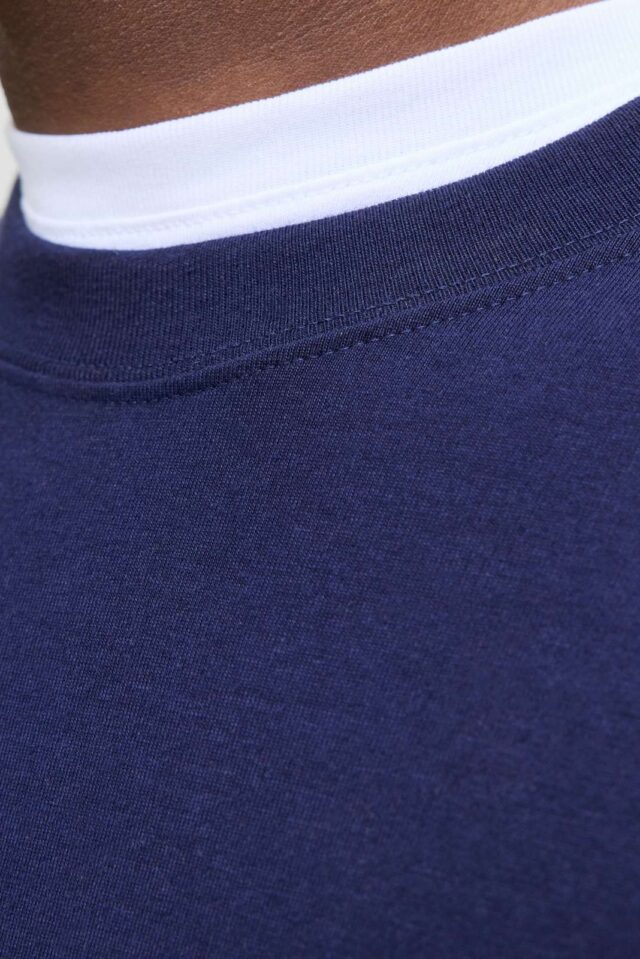 JORNORREBRO EMB TEE LS CREW NECK