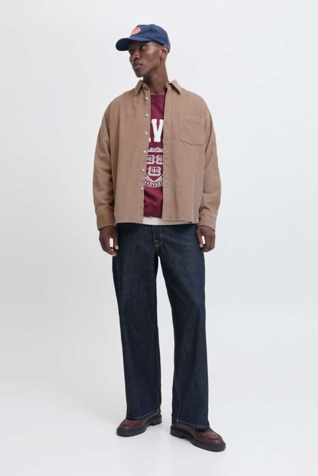 JORINWOOD OVERSIZED CORD SHIRT LS