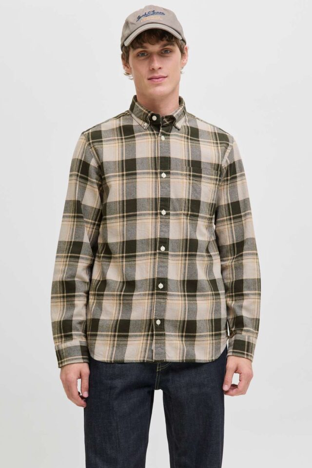 JPRBLUBROOK CHECK L/S SHIRT SN