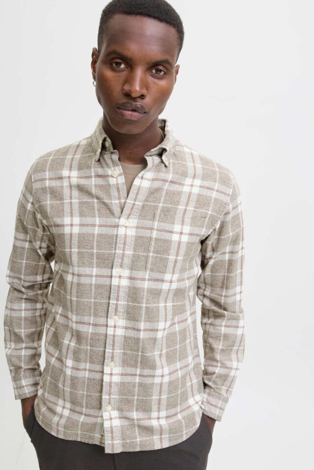 JPRBLUBROOK CHECK L/S SHIRT SN