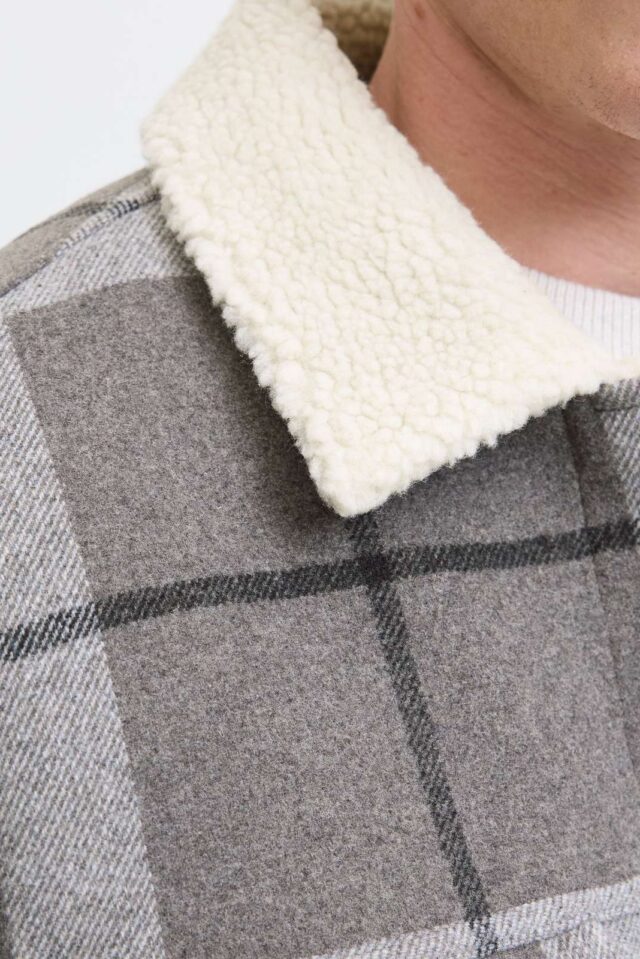 JPRBLUTEXAS WOOL BLEND TRUCKER JACKET SN