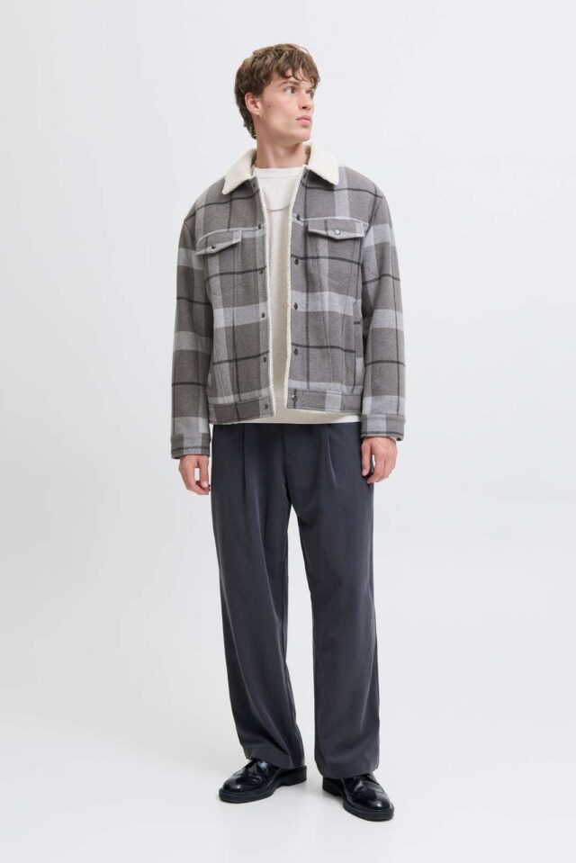 JPRBLUTEXAS WOOL BLEND TRUCKER JACKET SN