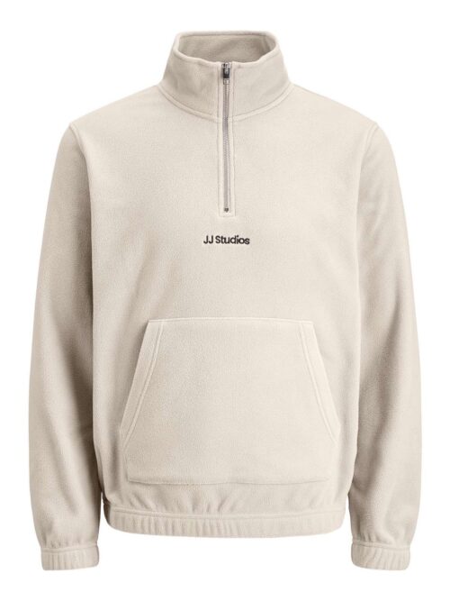 JJESOHO HALF ZIP FLEECE SN Moonbeam
